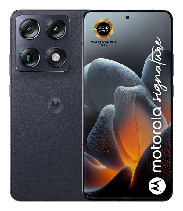 Motorola signature 17,2 cm (6.78") Dual SIM Android 16.0 5G USB Type-C 16 GB 512 GB 5200 mAh Mørkeblå Motorola signature 17,2 cm (6.78") Dual SIM Android 16.0 5G USB Type-C 16 GB 512 GB 5200 mAh Mørkeblå