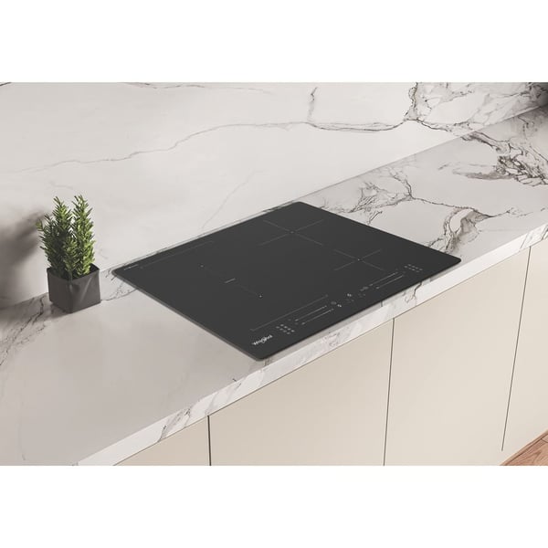 Whirlpool WF S7560NE BM Sort Indbygget 60 cm Zone induktionskogeplade 4 zone(s)