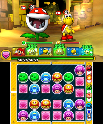 Nintendo Puzzle & Dragons Z + Puzzle & Dragons : Super Mario Bros. Edition Standard Tyska, Engelska, Spanska, Franska, Italienska Nintendo 3DS