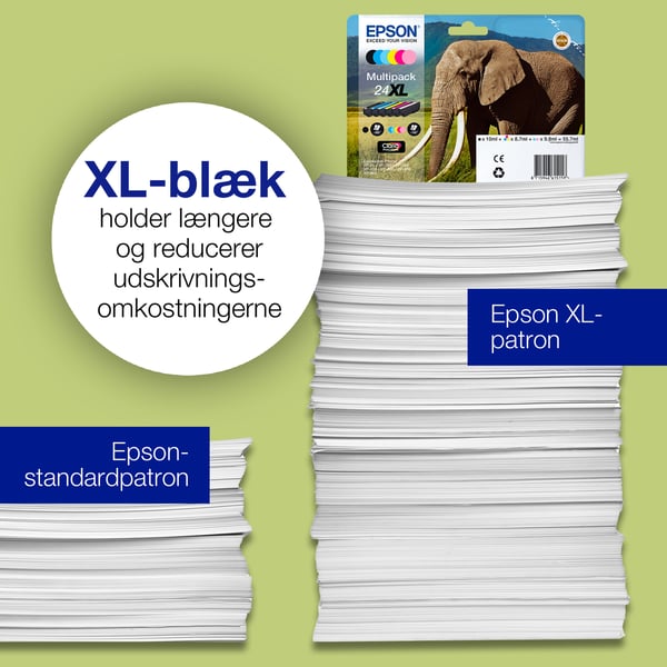 Epson Elephant 24 elefant Claria Photo HD enkeltpakke lys magenta blæk