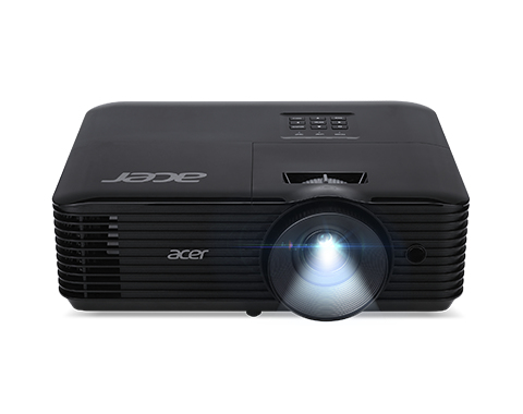 Acer Essential X1128H Standard throw-projektor 4500 ANSI-lumen DLP SVGA (800x600) 3D kompatibilitet Svart