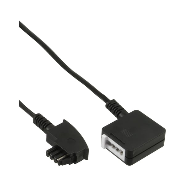 InLine 18847 telefonkabel 15 m Sort