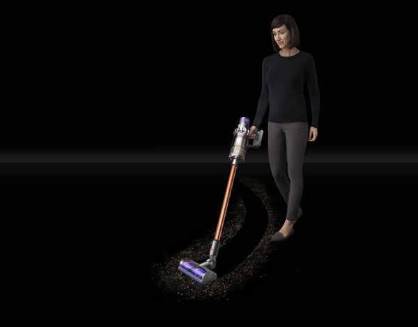 Dyson Cyclone V10 Absolute Skaftdammsugare, 2-i-1 Batteri Torr Utan påse Koppar, Nickel