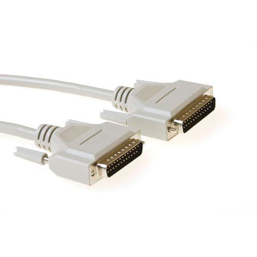 ACT AK4015 seriella kablar Beige 1,8 m 25 pin D-sub male