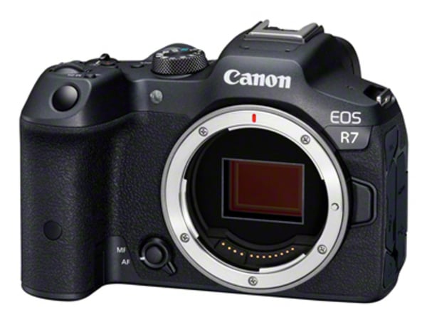 Canon EOS R7 MILC-hus 32,5 MP CMOS 6960 x 4640 pixlar Svart