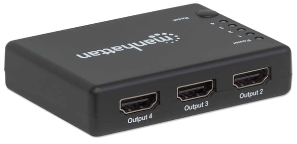 Manhattan 207706 video-splitter HDMI 4x HDMI