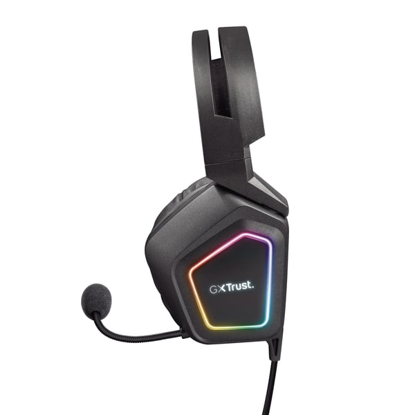 Trust GXT 450 Blizz RGB 7.1 Surround Kuulokkeet Langallinen Pääpanta Pelaaminen USB A-tyyppi Musta