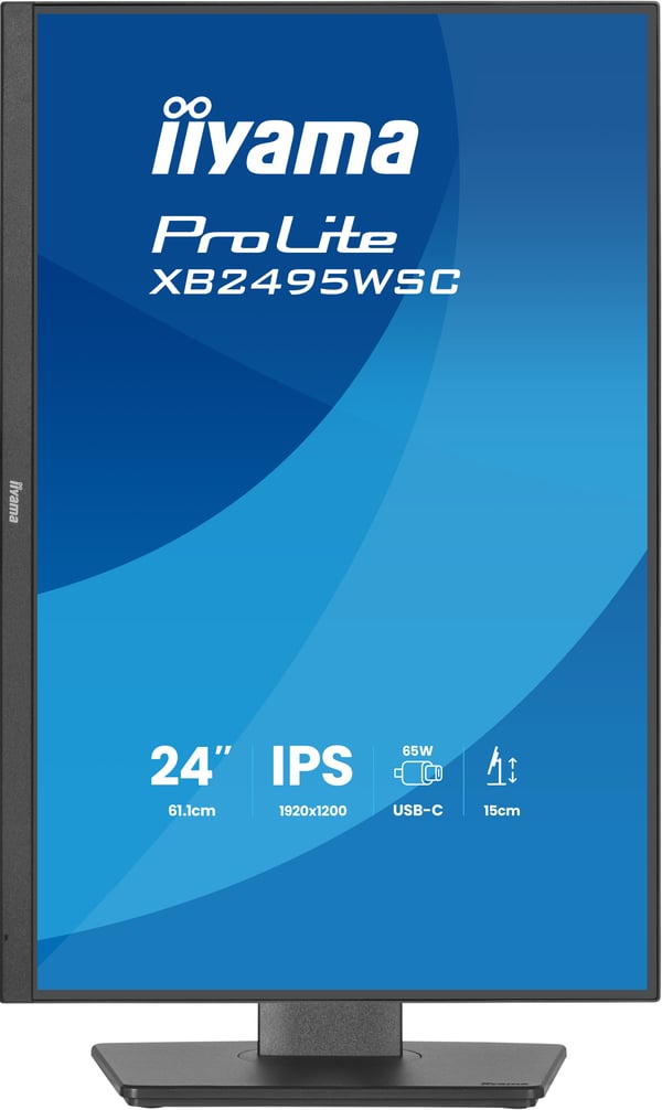 iiyama ProLite XB2495WSC-B1 computerskærm 61,2 cm (24.1") 1920 x 1200 pixel WUXGA LED Sort