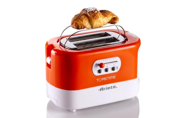 Ariete 0159/00 9 2 skive(r) 700 W Orange, Hvid