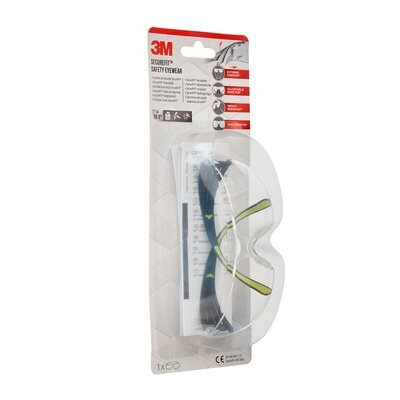 3M SF4000CC1 skyddsglasögon Plast Svart, Grön