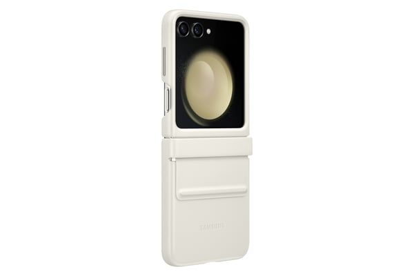 Samsung EF-VF731PUEGWW mobiltelefonfodral 17 cm (6.7") Mobilskal Gräddfärgad