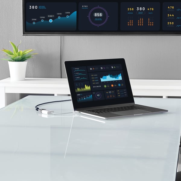 StarTech.com USB-C till VGA-adapter - USB Typ-C till VGA-videokonverterare - Vit - USB/VGA-adapter - 24