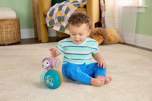 Fisher-Price Crawling Musical Purple Monkey