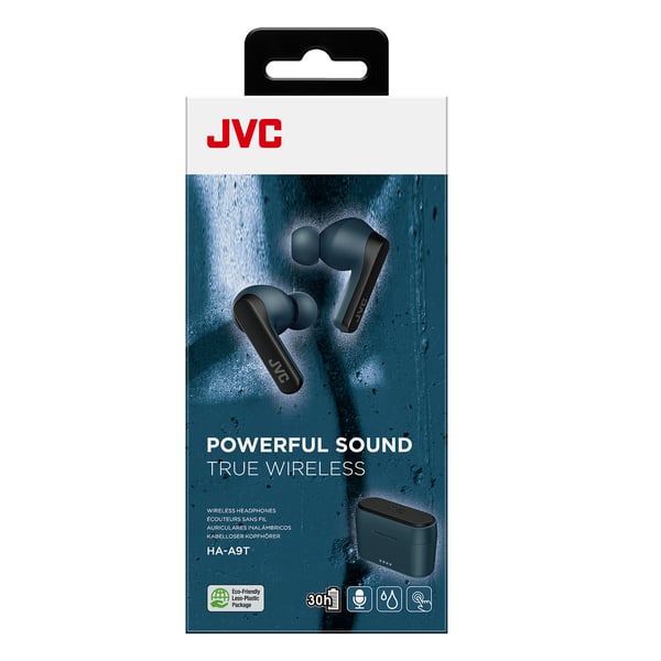 JVC HA-A9T Headset True Wireless Stereo (TWS) I öra Samtal/musik Bluetooth Blå