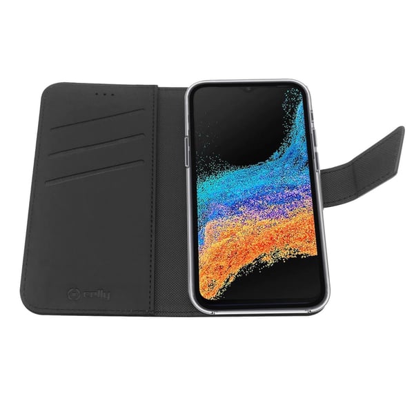 Celly Wally mobiltelefon etui 16,8 cm (6.6") Tegnebogsetui Sort