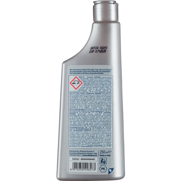 Whirlpool ILD222 avkalkningsmedel Hushållsapparater 250 ml