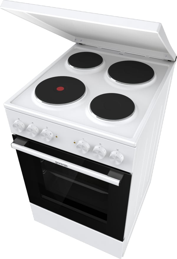 Gorenje GE5A23WH Fritstående komfur Elektrisk Forseglet plade Hvid