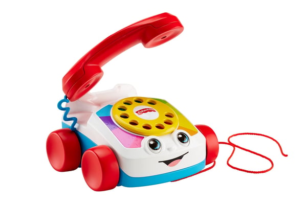 Fisher-Price Chatter Telephone, pikkulasten perässä vedettävä klassikkolelu