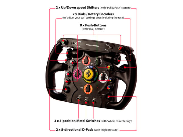 Thrustmaster Ferrari F1 Svart RF Ratt Analog PC, PlayStation 4, PlayStation 5, Playstation 3, Xbox