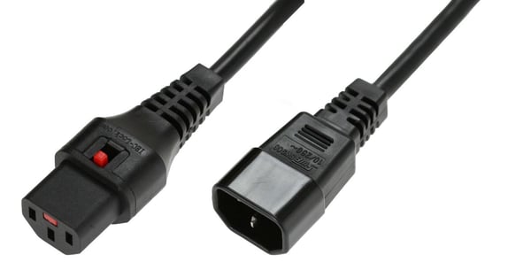 Microconnect PC1003 el-ledning Sort 1,5 m C13 forbinder C14 forbinder