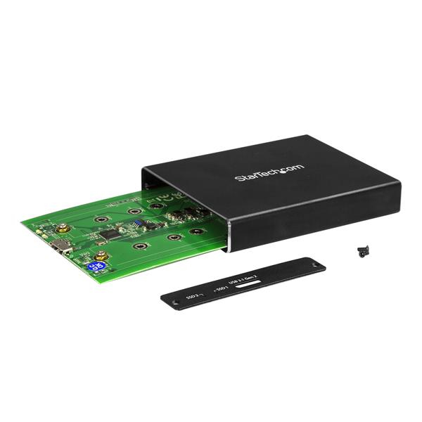 StarTech.com SM22BU31C3R drevkabinet SSD kabinet Sort M.2
