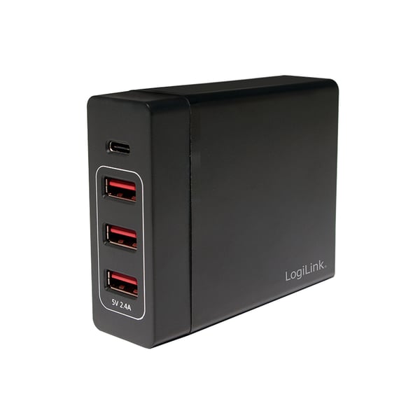 LogiLink PA0122 oplader til mobil enhed Universel Sort USB Indendørs