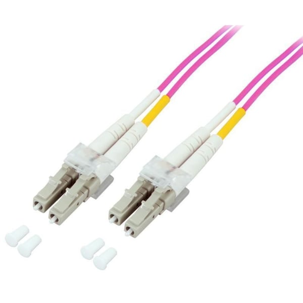 Techly LC M-M 20m InfiniBand och fiberoptisk kabel Fuchsia