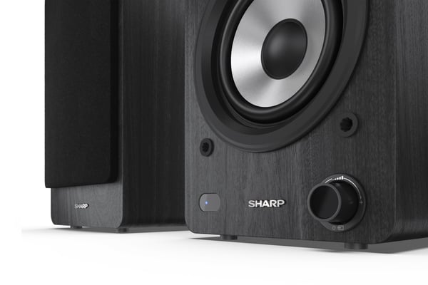 Sharp Bookshelf Speakers 2-suuntainen Musta Langallinen & langaton 60 W