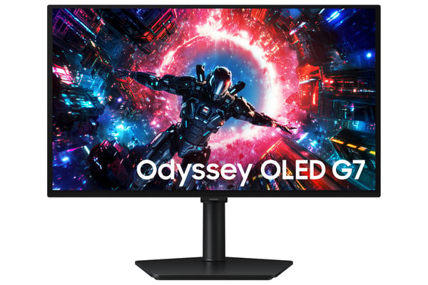 Samsung G70SH platta pc-skärmar 68,6 cm (27") 3840 x 2160 pixlar 4K Ultra HD OLED Svart