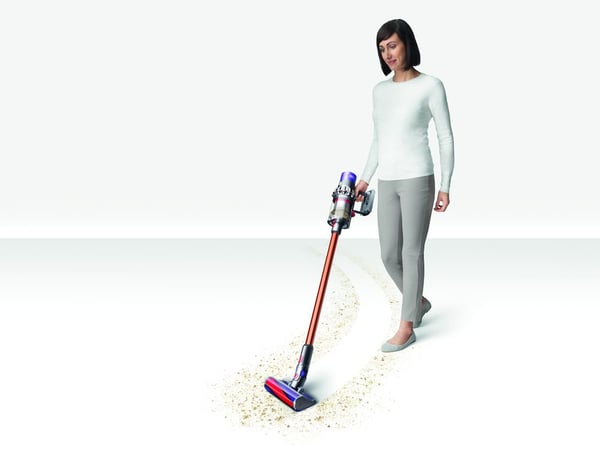 Dyson Cyclone V10 Absolute Skaftdammsugare, 2-i-1 Batteri Torr Utan påse Koppar, Nickel