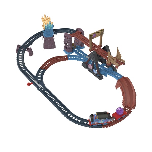 Fisher-Price Thomas & Friends Crystal Caves Adventure-set med motordrivet Thomas-tåg och 2,4 meter spår Fisher-Price Thomas & Friends Crystal Caves Adventure-set med motordrivet Thomas-tåg och 2,4 meter spår