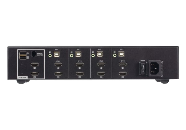 ATEN CS1144H4 KVM-kytkin Musta
