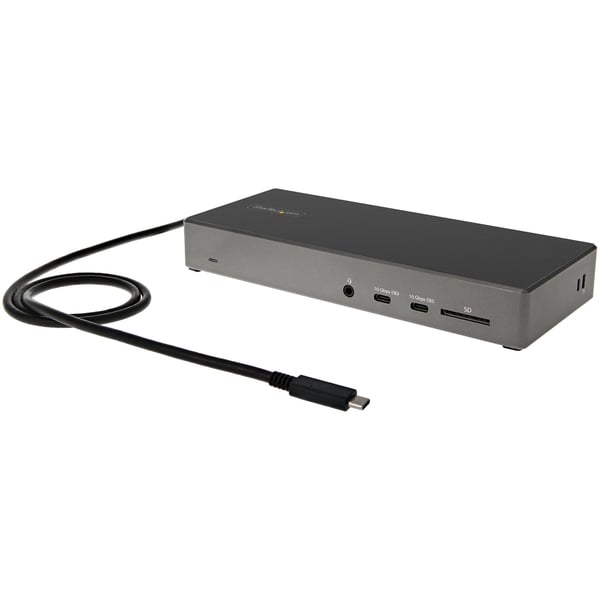 StarTech.com USB-C Dock - Trippel 4K-skärm - USB Typ-C Dockningsstation - 100 W PD 3.0 - DP 1.4 Alt