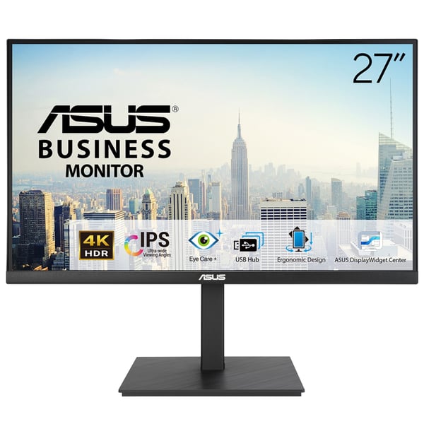 ASUS VA27UQSB computerskærm 68,6 cm (27") 3840 x 2160 pixel 4K Ultra HD LCD Sort