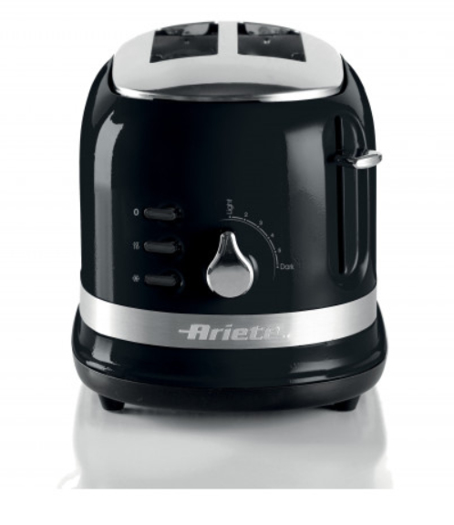 Ariete Moderna Line 0149/12 6 2 skive(r) Rustfrit stål, Sort