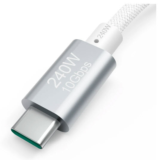 Hama Full-Featured USB-kablar USB 3.2 Gen 2 (3.1 Gen 2) 1,5 m USB C 10 Gbit/s 240 W Vit