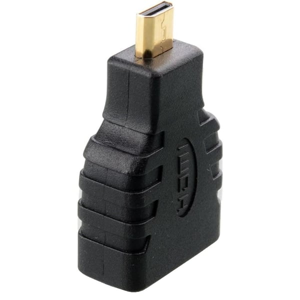 Techly Micro D HDMI - HDMI M/F Micro HDMI D Sort