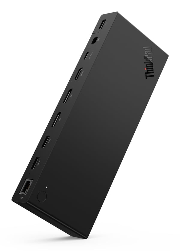 Lenovo ThinkPad USB4 Dock 5000 Langallinen Thunderbolt 4 Musta