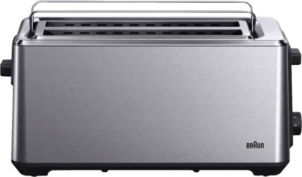 Braun HT 5220 BK 2 skivor 1470 W Svart, Rostfritt stål