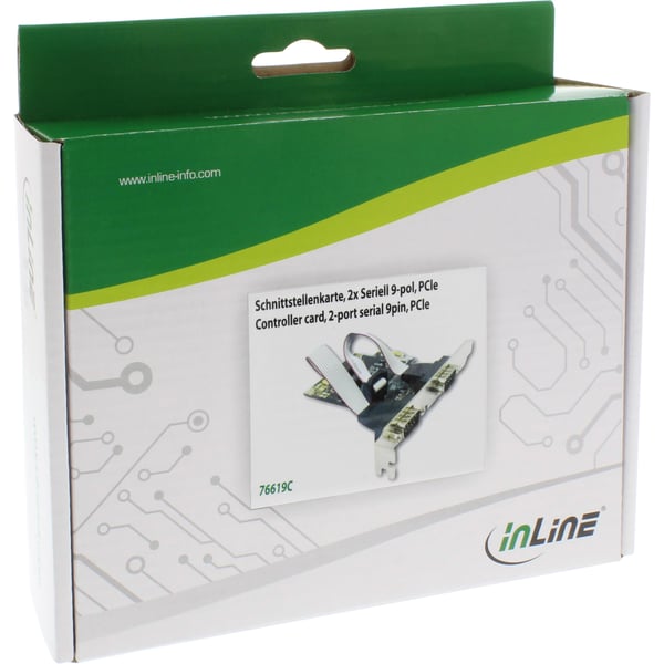 InLine 76619C nätverkskort/adapters