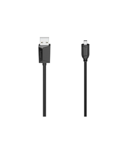 Hama 00074261 USB-kablar USB 2.0 1,5 m Mini-USB B USB A 0,48 Gbit/s Svart