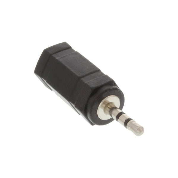 InLine 99308 kabel kønsskifter 2.5mm jack male 3.5mm Sort
