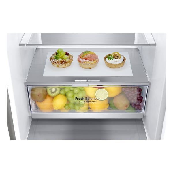 LG GBB72NSVCN1 køle-/fryseskab Fritstående 384 L Rustfrit stål