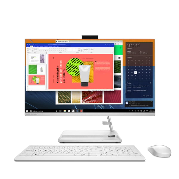 Lenovo IdeaCentre AIO 3 27ALC6 AMD Ryzen™ 5 7430U 68,6 cm (27") 1920 x 1080 pixel All-in-One PC 16 GB DDR4-SDRAM 512 GB SSD Windows 11 Home Wi-Fi 6 (802.11ax) Hvid