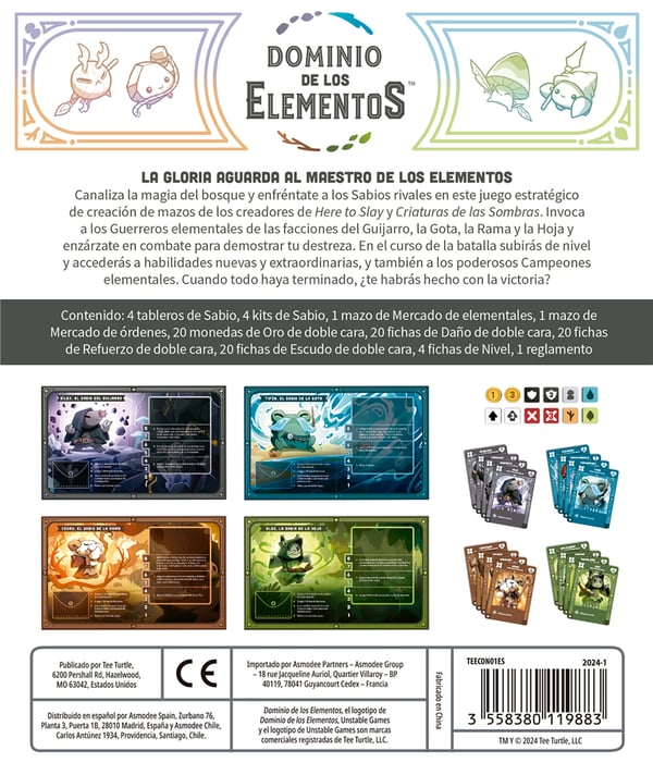 Asmodee TEECON01ES sällskapsspel Kortspel Strategi