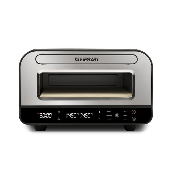 G3 Ferrari Pizza Pro 2 minuti pizzajärn och pizzaugn 1 pizza/pizzor 1850 W Svart, Silver