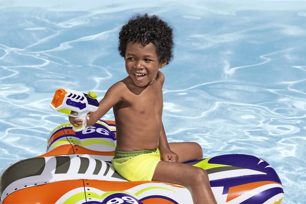 Bestway 41503 pool- och badmadrass Multifärg Mönstrad Polyvinylklorid (PVC) Sittbadleksak