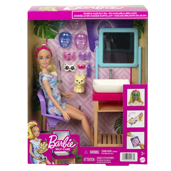 Barbie Sparkle Mask Day Spa-legesæt