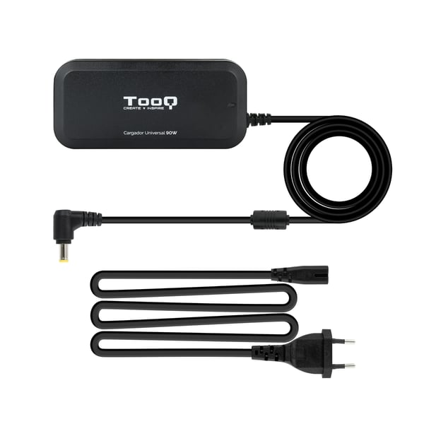 TooQ TQLC-90BS02M oplader til mobil enhed Digital videokamera, Digitalt kamera, MP3, Mobiltelefon Sort Vekselstrøm Indendørs