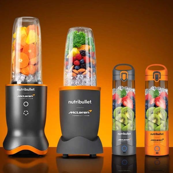 NutriBullet NB1206GO-MC 0,9 L Bordplade blender 1200 W Orange, Mørkegrå
